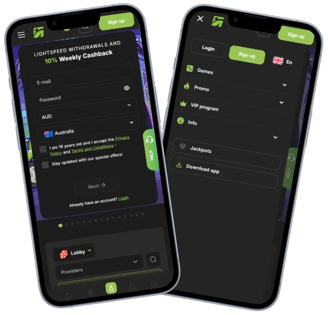 casino Fastpay Casino AU FastPay Casino mobile app gameplay screens